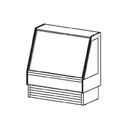 Vitrine basse service arrière réfrigérée - DOCRILUC - VV-6-13-MR