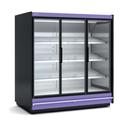 Vitrine murale supermarche gamme CLOVER - Hauteur 2m - Profondeur 1091 mm - Avec portes vitrees - DOCRILUC - RMG20533-37-H1