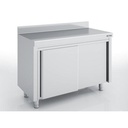 Meuble neutre en inox - Portes coulissantes - ERATOS - MNC70-160M