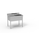 Plonge standard série 700 en inox - ERATOS - FGB-107/11I