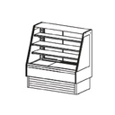 Vitrine libre service avec arrière porte vitrée - DOCRILUC - VVA-6-13-MR