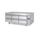 Meuble soubassement 700 grp à distance 3 x doubles tiroirs - CORECO - MFBP-150-CC