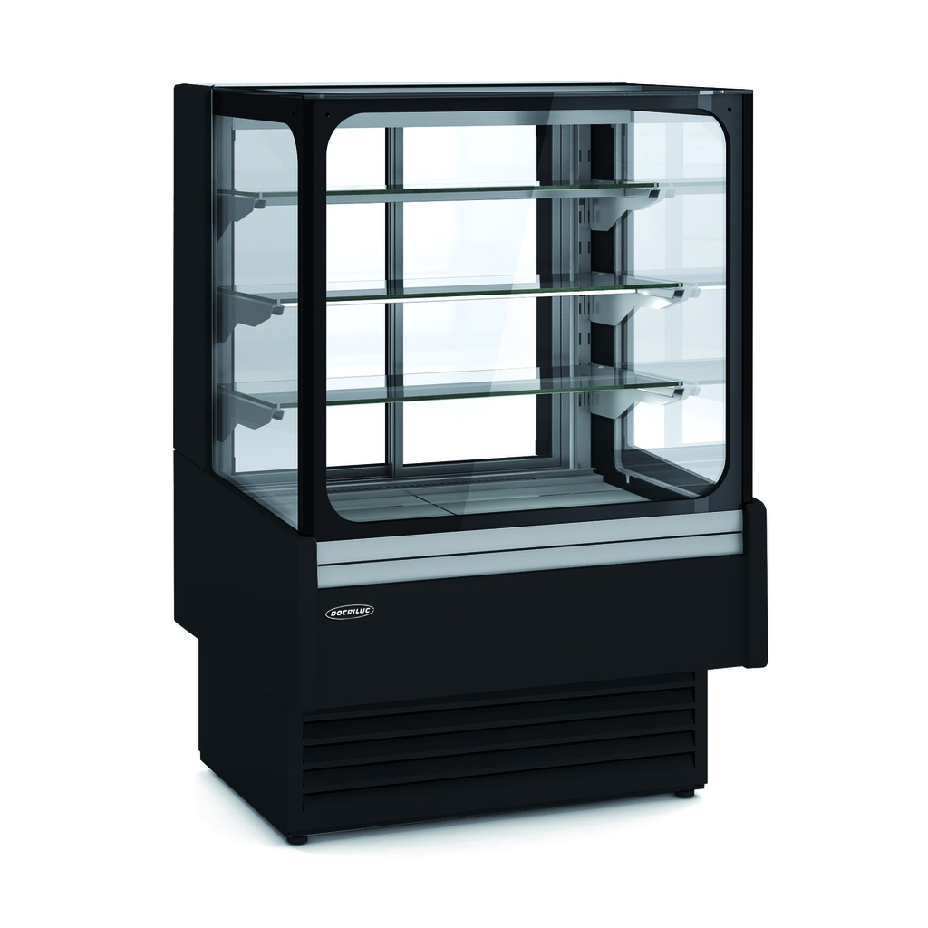 Vitrine service arrière 3 étagères réfrigérée - DOCRILUC - VV-6-9-R