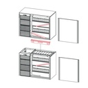 Kit Portes vitrées double vitrage pour murale 18 / 3 portes - DOCRILUC - DGDIM-18