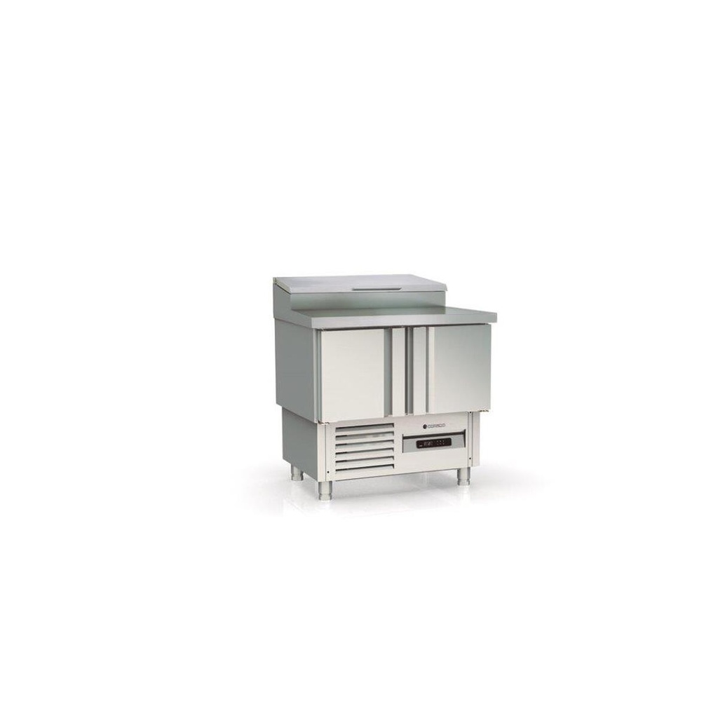 Meuble saladette 700 positif - 2 portes - CORECO - MFEI70-100