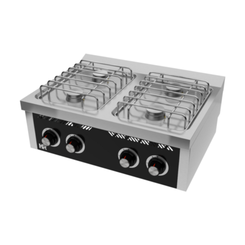 Fourneau "basic" 4 feux vifs s/750  á poser - HR FAINCA - CB4F750S