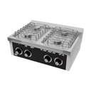 Fourneau "basic" 4 feux vifs s/750  á poser - HR FAINCA - CB4F750S