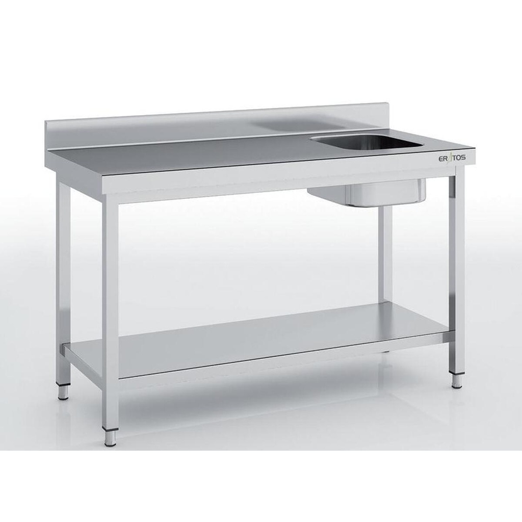 Table de chef série 600 en inox - ERATOS - MCCD60-150DE