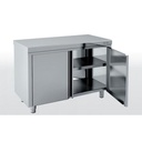 Meuble neutre en inox - Portes battantes - ERATOS - MNBP70-200C
