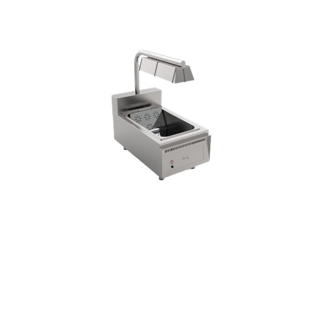 Poste de salage à poser avec lampe chauffante - MIRROR - SALTSST