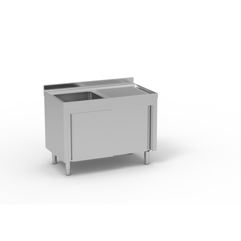 Meuble plonge inox - ERATOS - FMM-127/11D