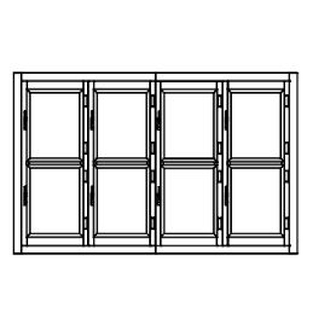 Armoire Froide Démontable positive 8 portillons - CORECO - AFD-4R-E