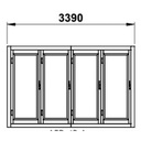 Armoire Froide Démontable négative 4 portes - CORECO - AFD-4C-A