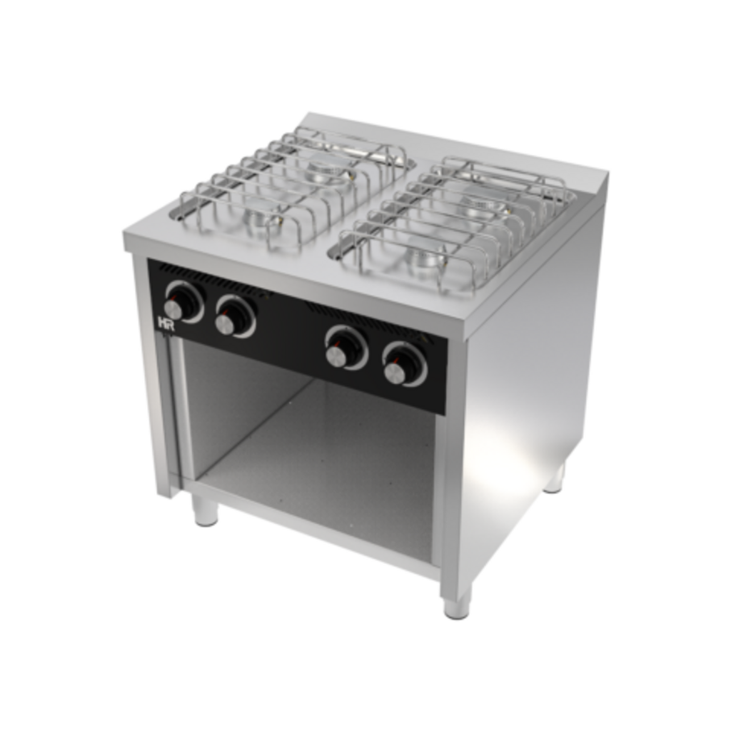 Fourneau "basic" 4 feux vifs s/750  sur placard - HR FAINCA - CB4F750E