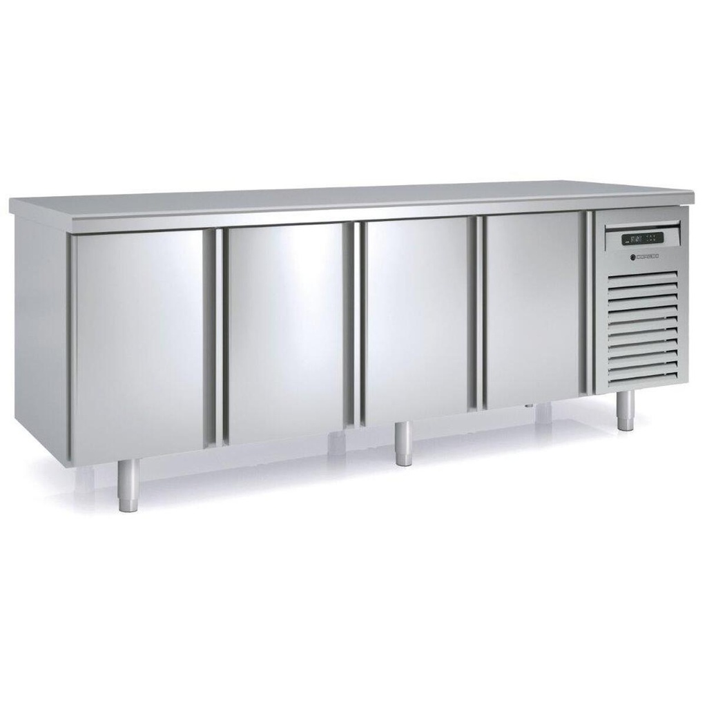 Meuble 700 positif traversant - 4+4 portes pleines - CORECO - MFCG-250