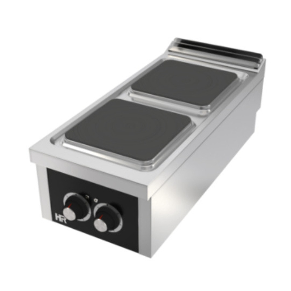 Fourneau 2 plaques Série 900 à poser - HR FAINCA - CE2P900S