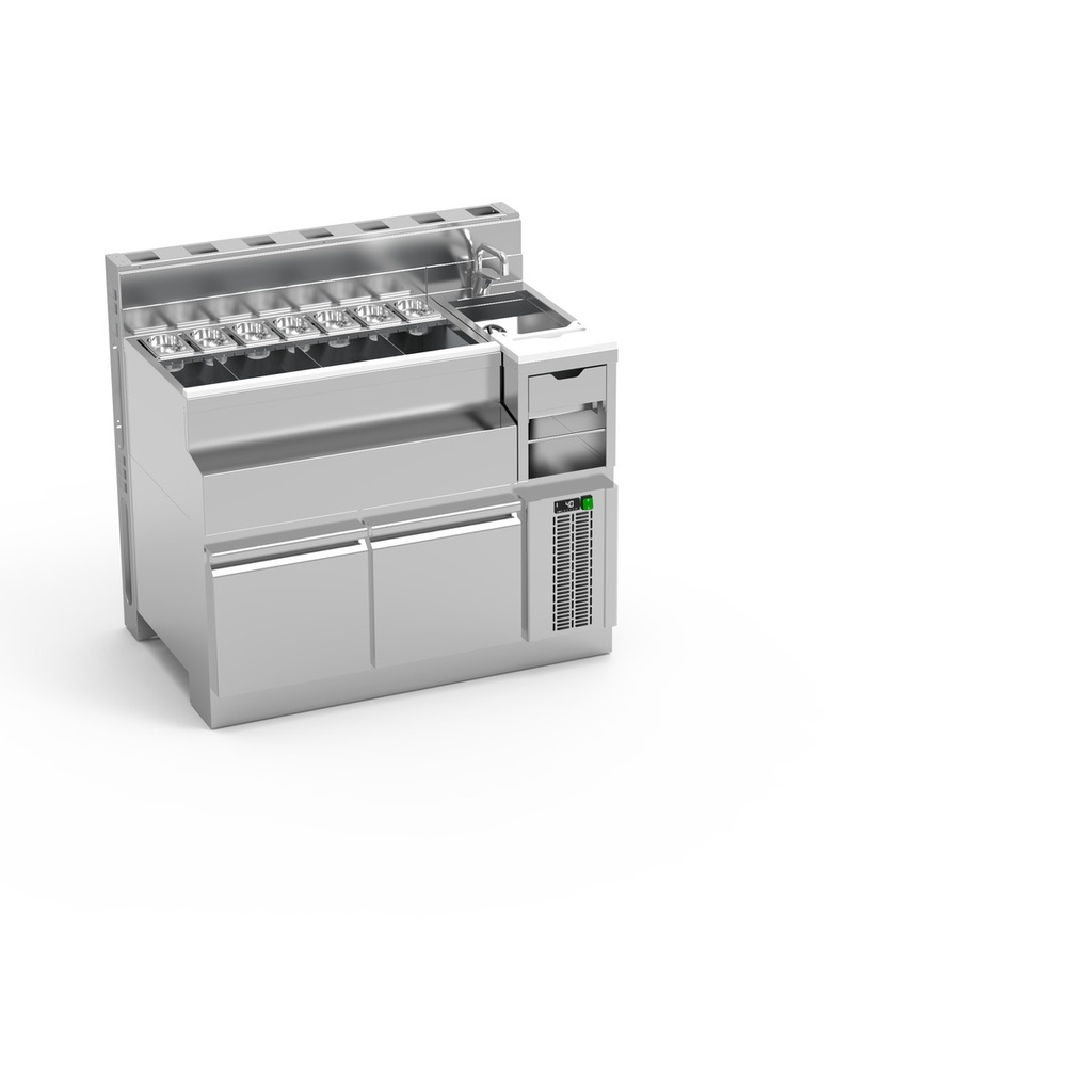 Bar Lynx module réfrigéré mixologie - ERATOS - LBRM-120D