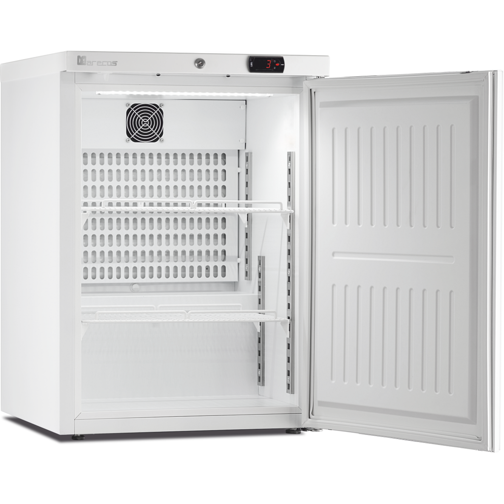 [ARV-150-CS-PO] Mini armoire porte pleine - température positive (+1/+8°C) - Extérieur blanc - Volume : 122L - MARECOS - ARV-150-CS-PO