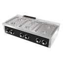 Fourneau "basic" 6 feux vifs s/600 á poser - HR FAINCA - CB6F600S