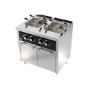 Cuiseur à pâtes à gaz 25l + 25l série 600 sur placard - HR FAINCA - CPG25L25L600E