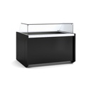 Vitrine avec fond réglable en hauteur - DOCRILUC - VER-10-15-TF