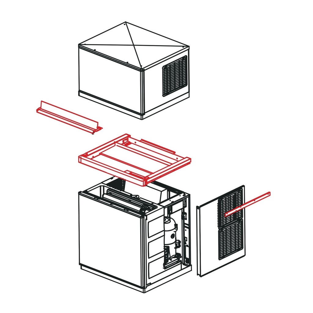 Kit pour empiler deux S MS - ITV - 6586