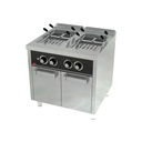 Cuiseur à pâtes à gaz 25l + 25l série 750 sur placard - HR FAINCA - CPG25L25L750E