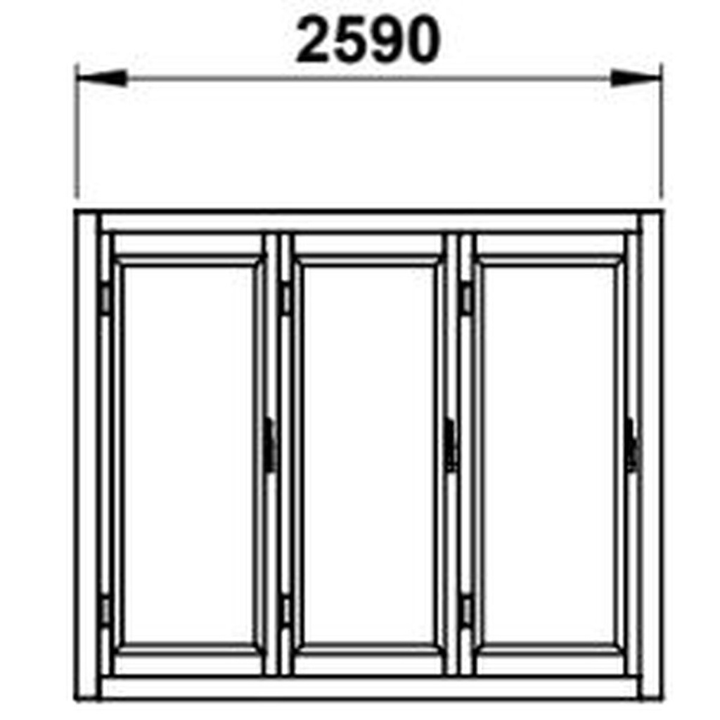 Armoire Froide Démontable positive 3 portes - CORECO - AFD-3R-A