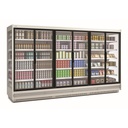 Vitrine murale supermarché gamme CLOVER - Hauteur 2,2m - Profondeur 891 mm -sans porte vitrée - DOCRILUC - RMS22333-37-M1