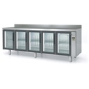 Meuble 600 positif sans groupe 5 p. vitrées - CORECO - MRSPV-270