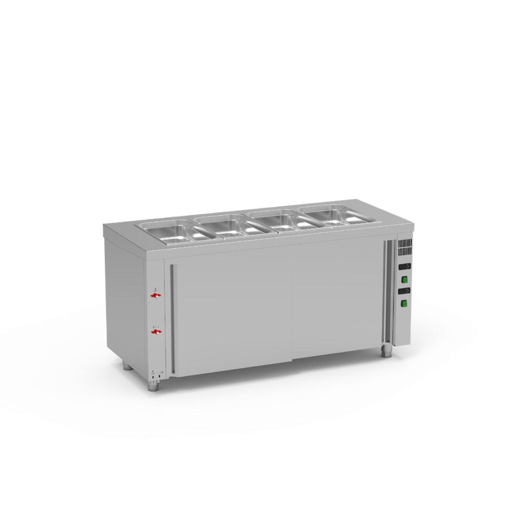 Meuble bain-marie à eau avec réserve chaude - ERATOS - SBMR-160