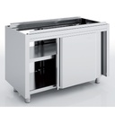 Meuble neutre traversant - Portes coulissantes - ERATOS - MNCP70-160