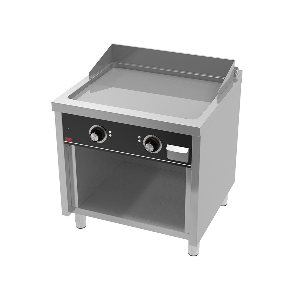 Fry top électrique 800 sur placard 750 chromée - HR FAINCA - FTE7508ECR