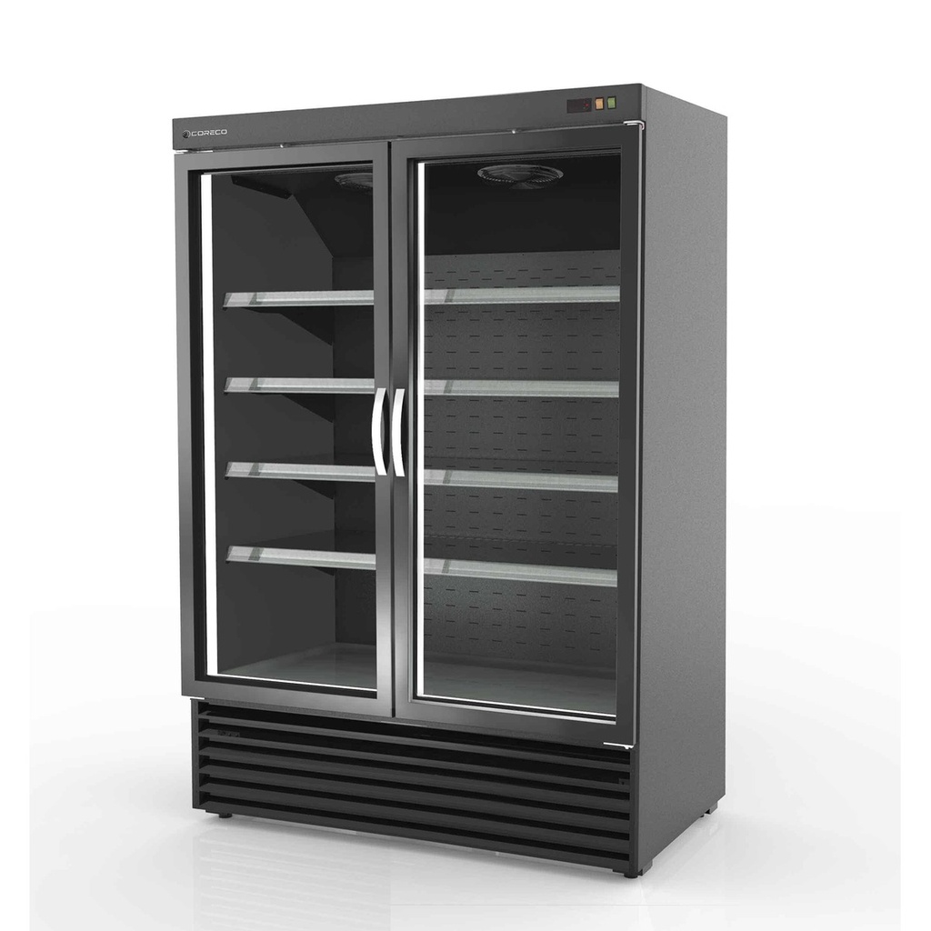 Armoire minimarket négative 2 portes - CORECO - CVC-1002-NN