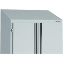 Option toit incliné pour armoires inox - ERATOS - PI60-160