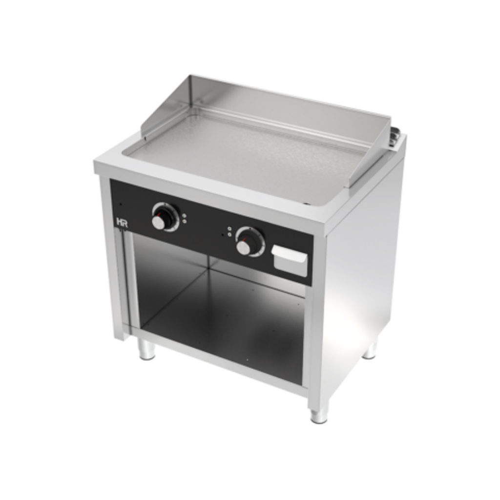 Fry top électrique 800 sur placard 600 rectifié - HR FAINCA - FTE6008E