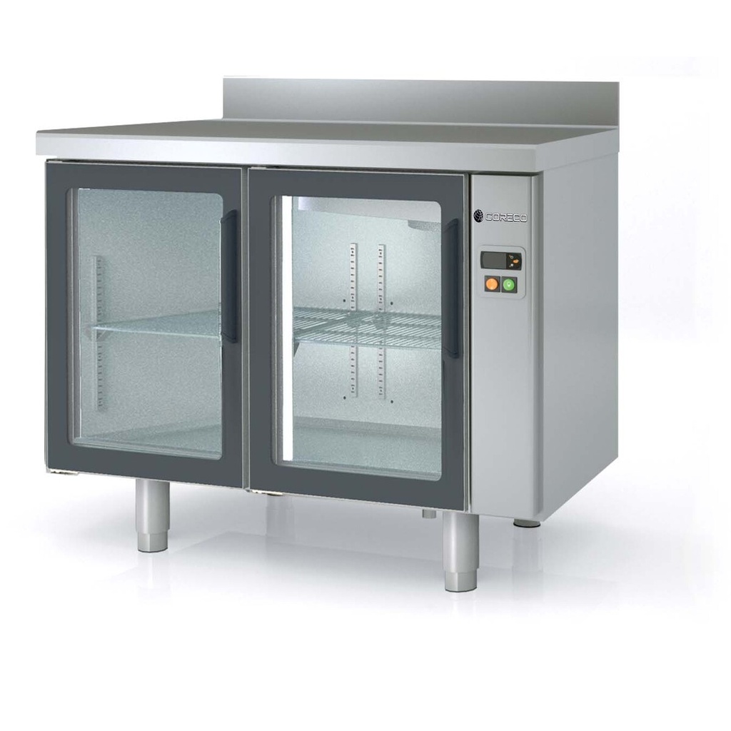 [MRSPV-120] Meuble 600 positif sans groupe 2 p. vitrées - CORECO - MRSPV-120