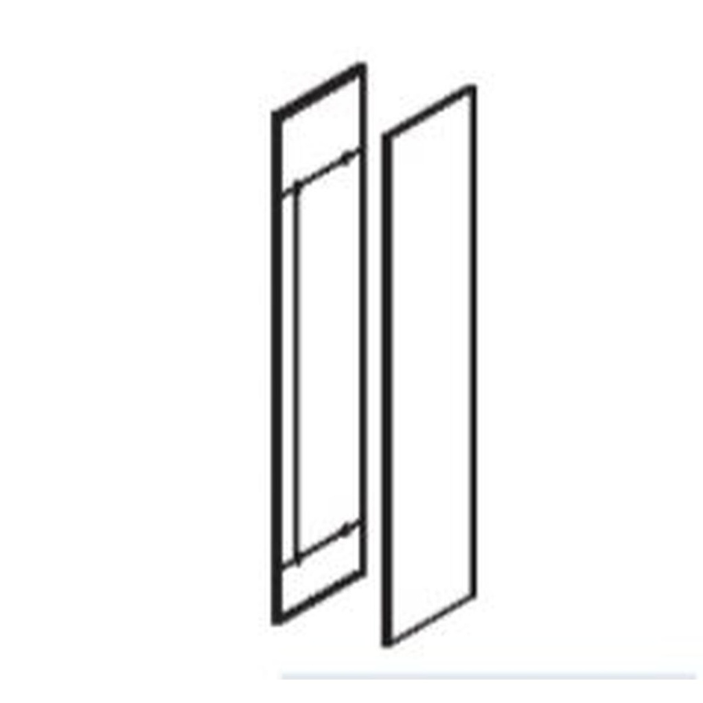 Côté vitré pour vitrine gamme Clover - DOCRILUC - LVI