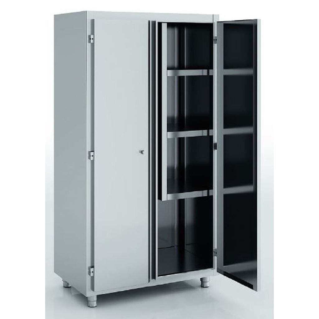 Armoire d'entretien en inox - Portes battantes - ERATOS - APL-100