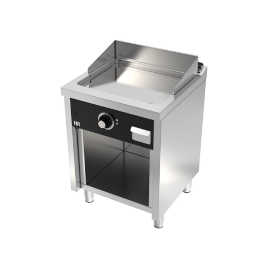 Fry top électrique 600 sur placard 600 chromée - HR FAINCA - FTE6006ECR