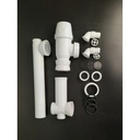 Siphon PVC pour double cuve - Diamètre 39 -  SPVC2