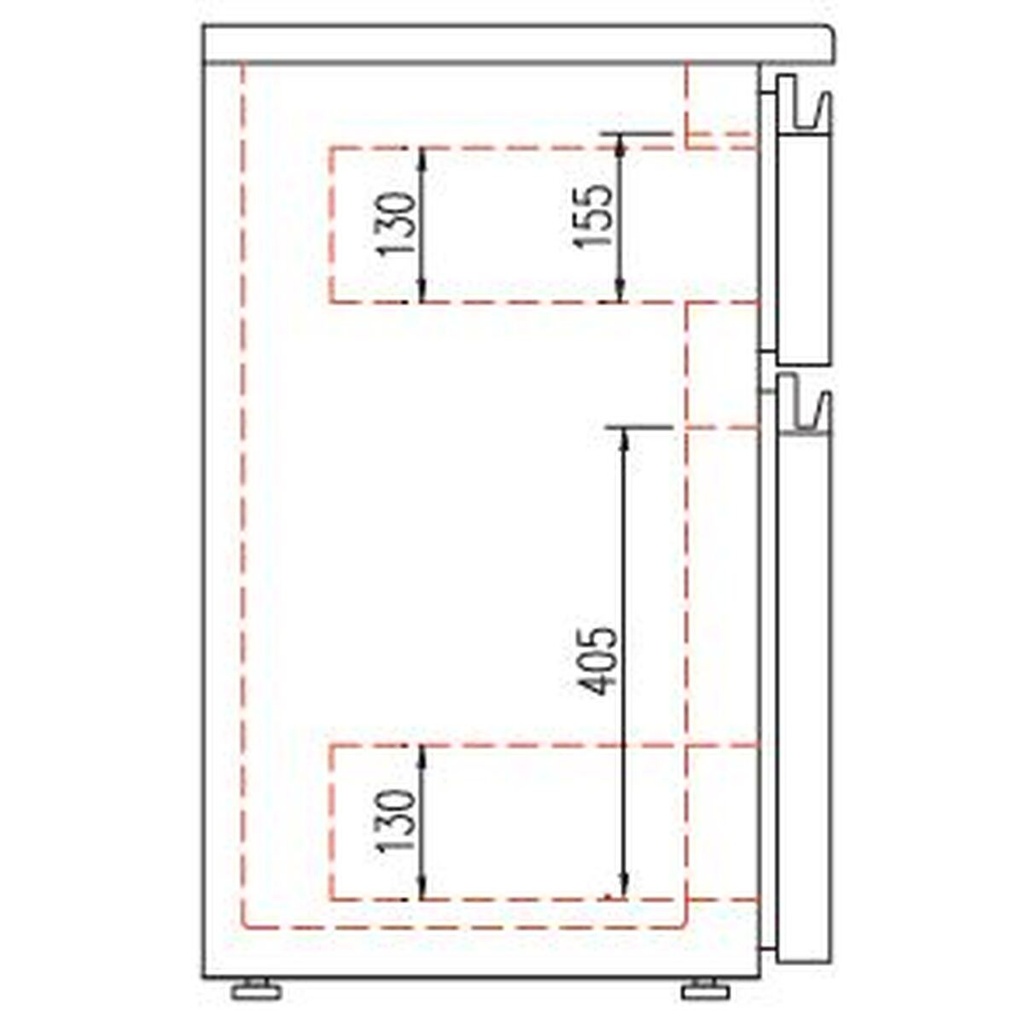 Kit tiroir pour meuble 530 - Snack bar - CORECO - 562473
