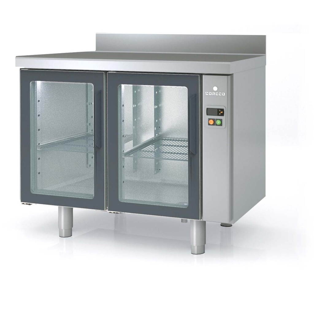 Meuble 700 négatif sans groupe 2 p. vitrées - CORECO - MCGPV-120