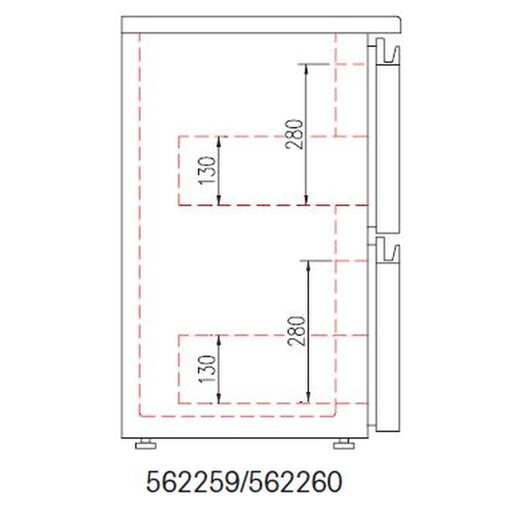 Clayette inox perforée - CORECO - 56E109050080