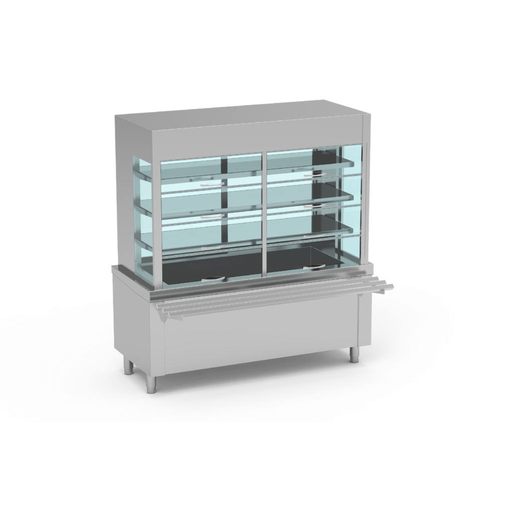 Meuble avec vitrine et cuve sans réserve - ERATOS - SIVCN-160