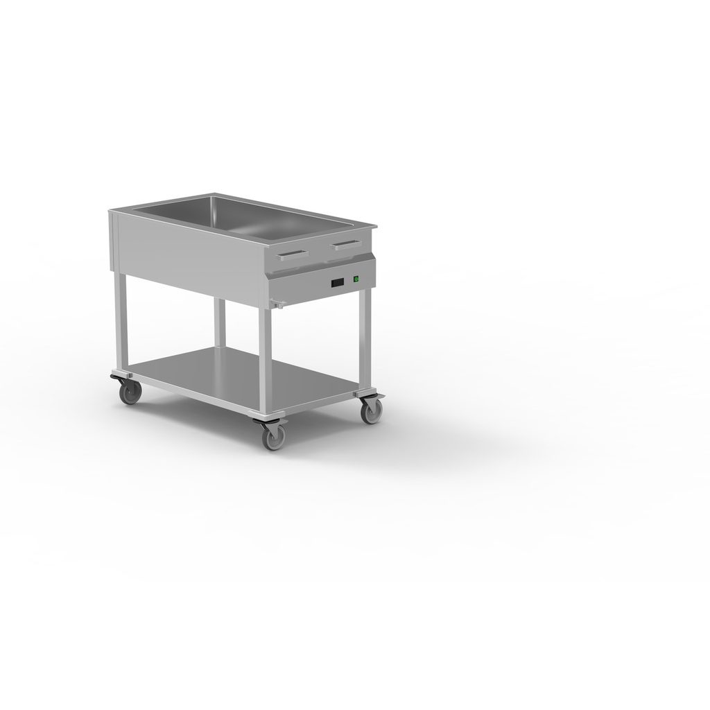 Chariot bain marie - ERATOS - CBMS-3GN