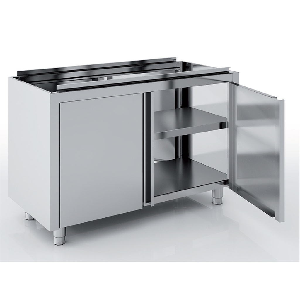 Meuble neutre traversant - Portes battantes - ERATOS - MNBP60-160