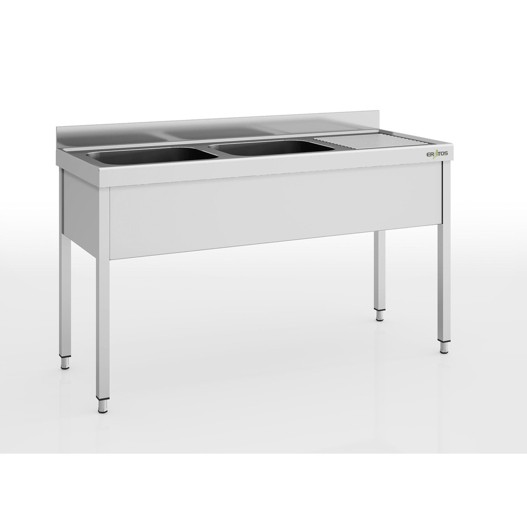Plonge standard série 600 en inox - ERATOS - FGB-166/21D
