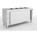 Meuble bain-marie sec en inox - ERATOS - MBSN-160