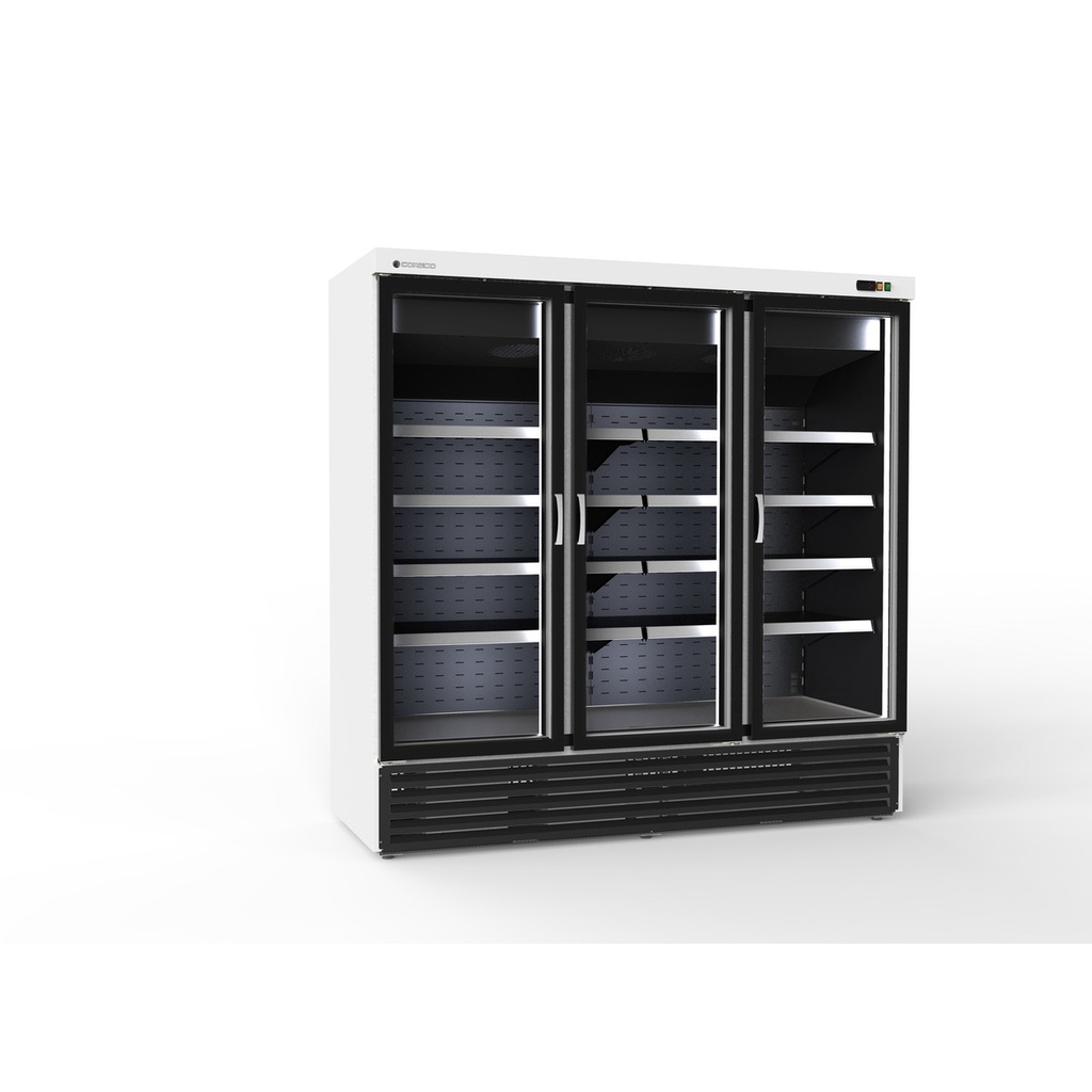 Armoire minimarket positive 3 portes - CORECO - RVC-2003-BN